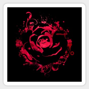 Red Rose Sticker
